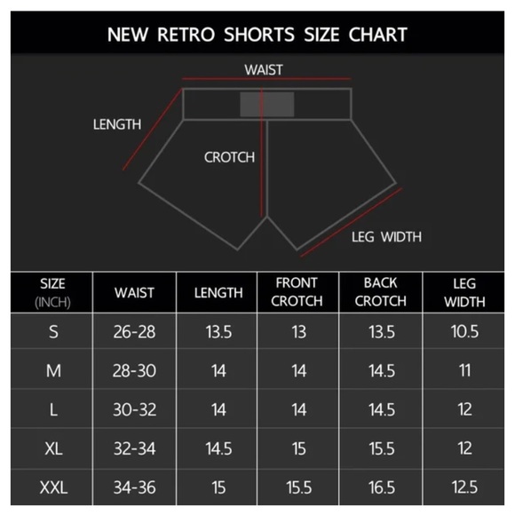 TUFF MUAY THAI BOXING SHORTS RETRO STYLE Red Chinese Dragon & Kickboxing MMA. - Picture 7 of 7